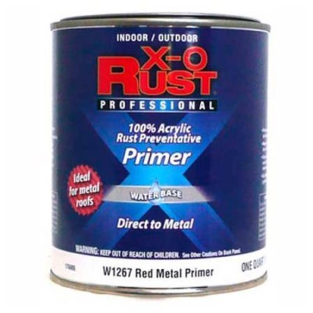 GENERAL PAINT X-O Rust Anti-Rust Enamel, Red Metal Primer, Quart - 176805